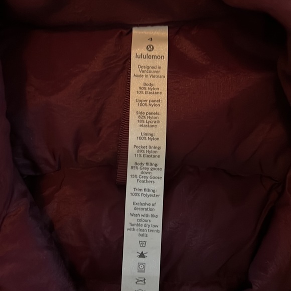 Lululemon down for it all vest - Picture 7 of 8